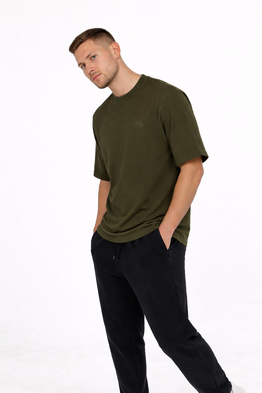 DOD BOXY TEE - Safari Green