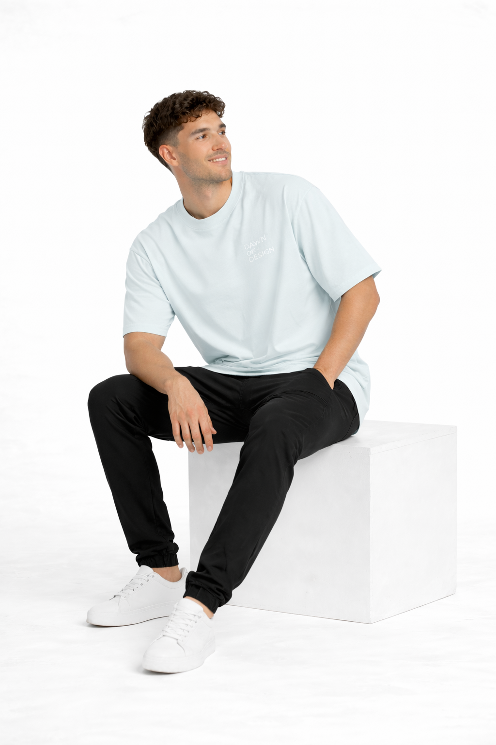 DOD RELAXED TEE - Angel Blue