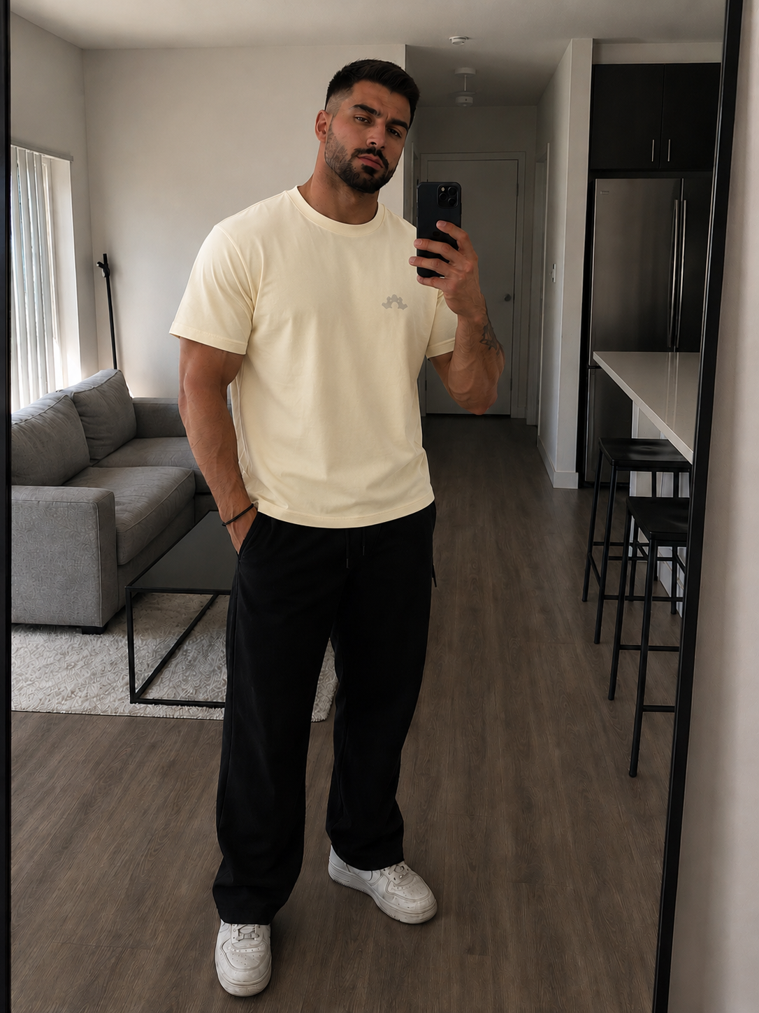 DOD BOXY TEE - Sand