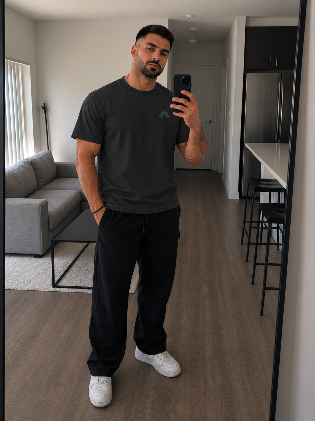 DOD BOXY TEE - Onyx