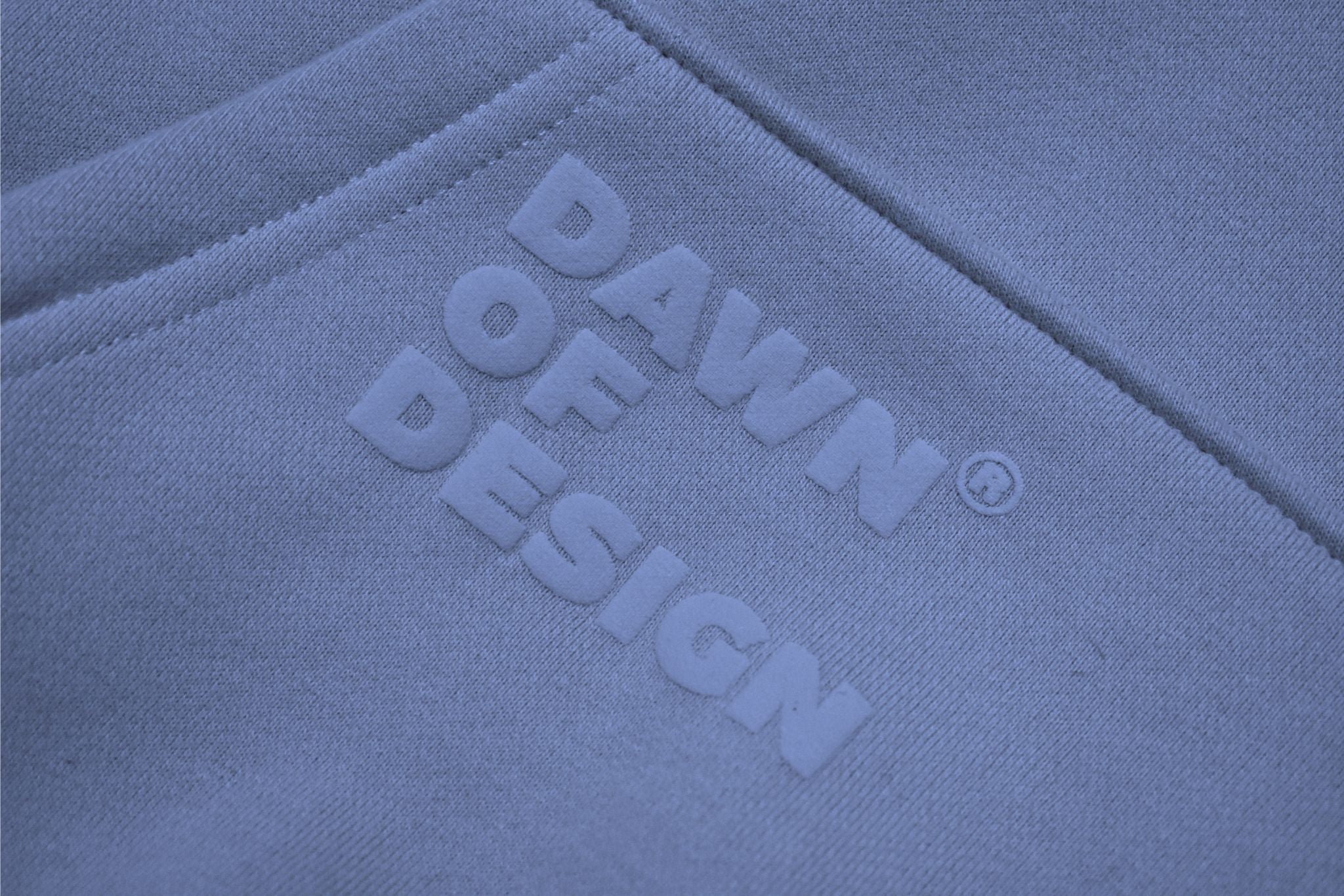 DEFAULT ED. OVERSIZE HOODIE - Stone Blue