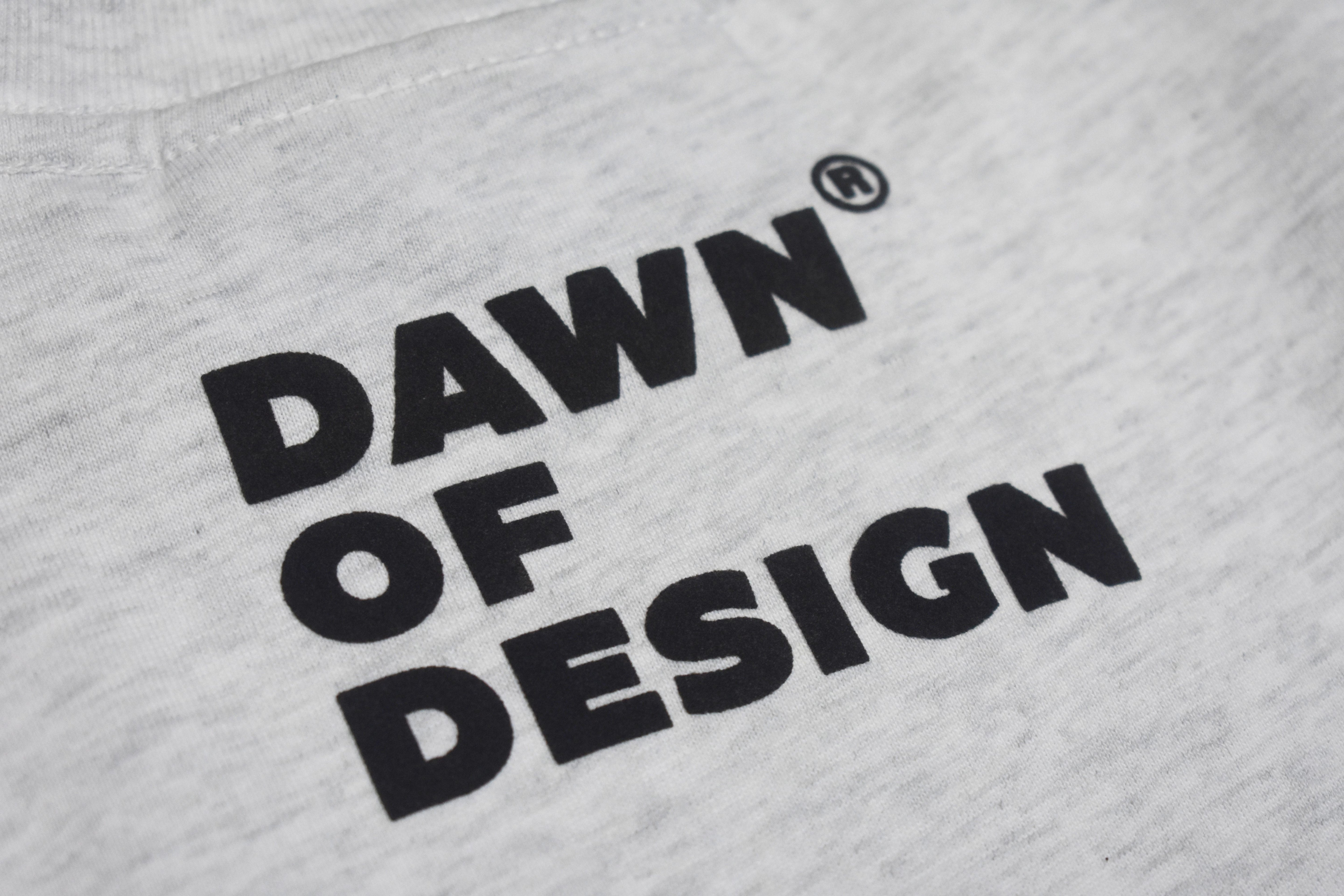 DOD BOXY TEE - Marble White