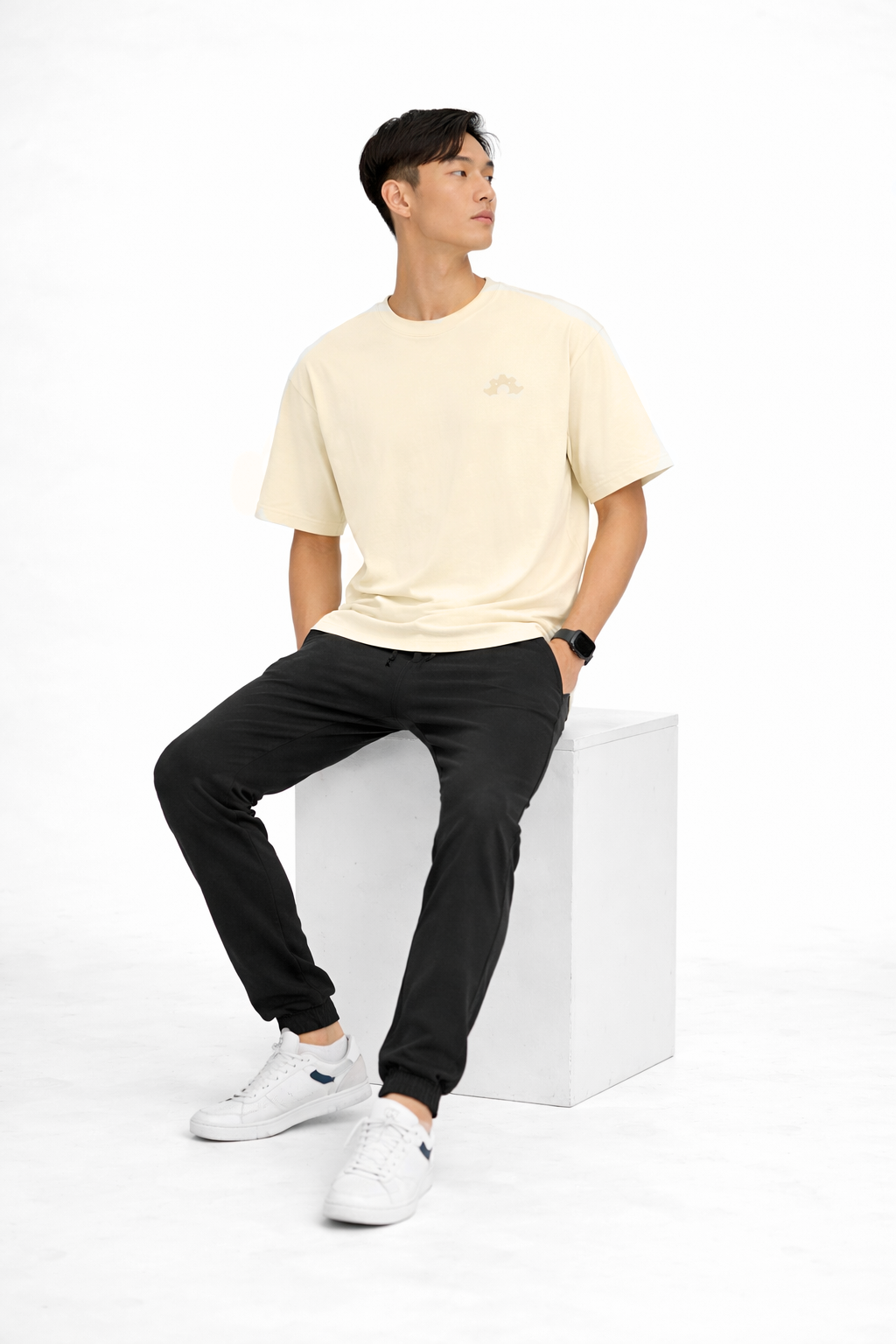 DOD BOXY TEE - Sand