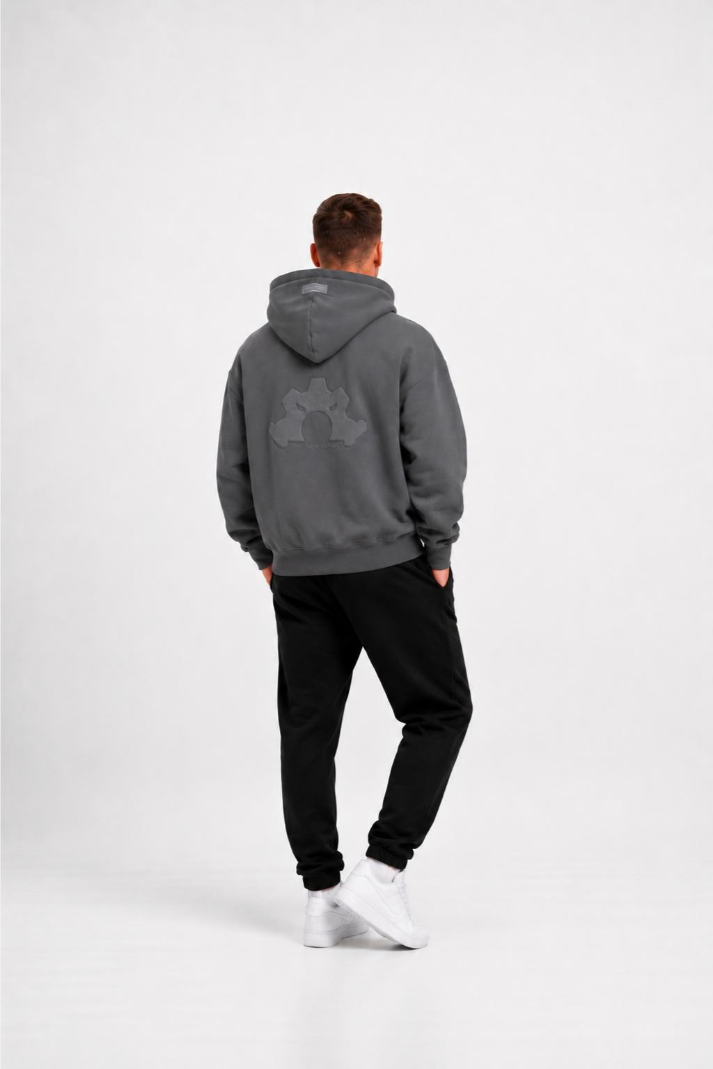 DEFAULT ED. OVERSIZE HOODIE - Gunship Grey