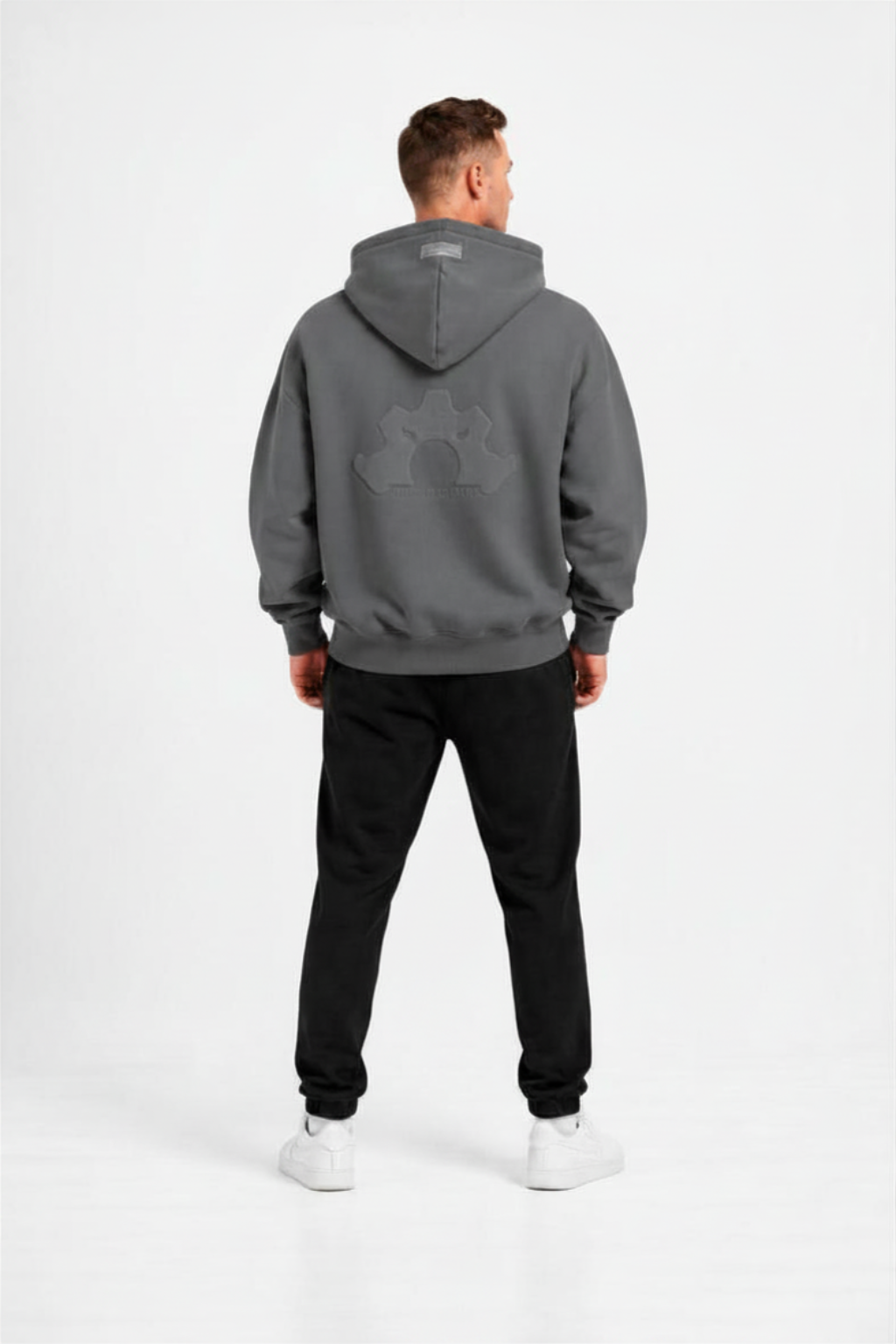 DEFAULT ED. OVERSIZE HOODIE - Gunship Grey