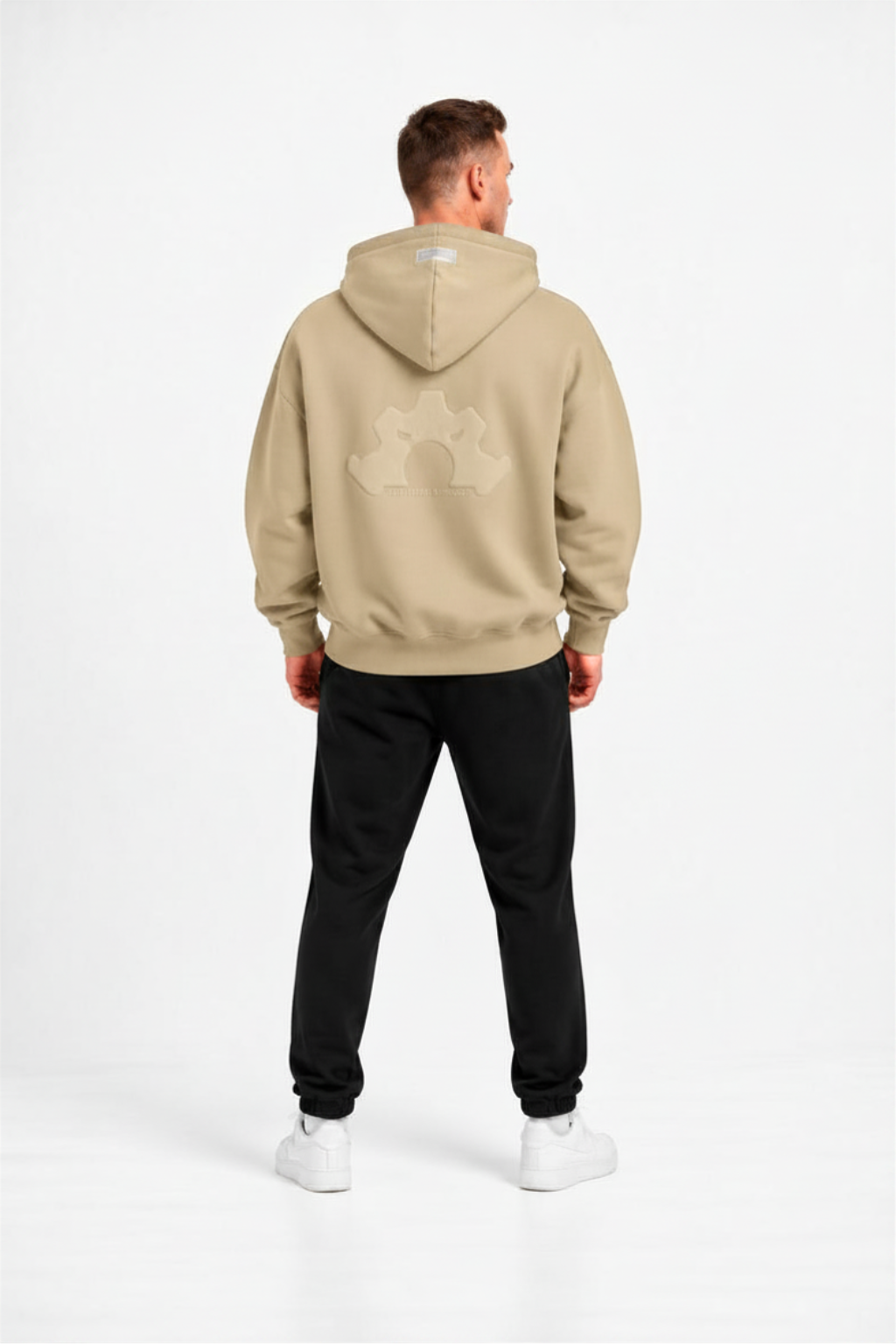 DEFAULT ED. OVERSIZE HOODIE - Washed Khaki