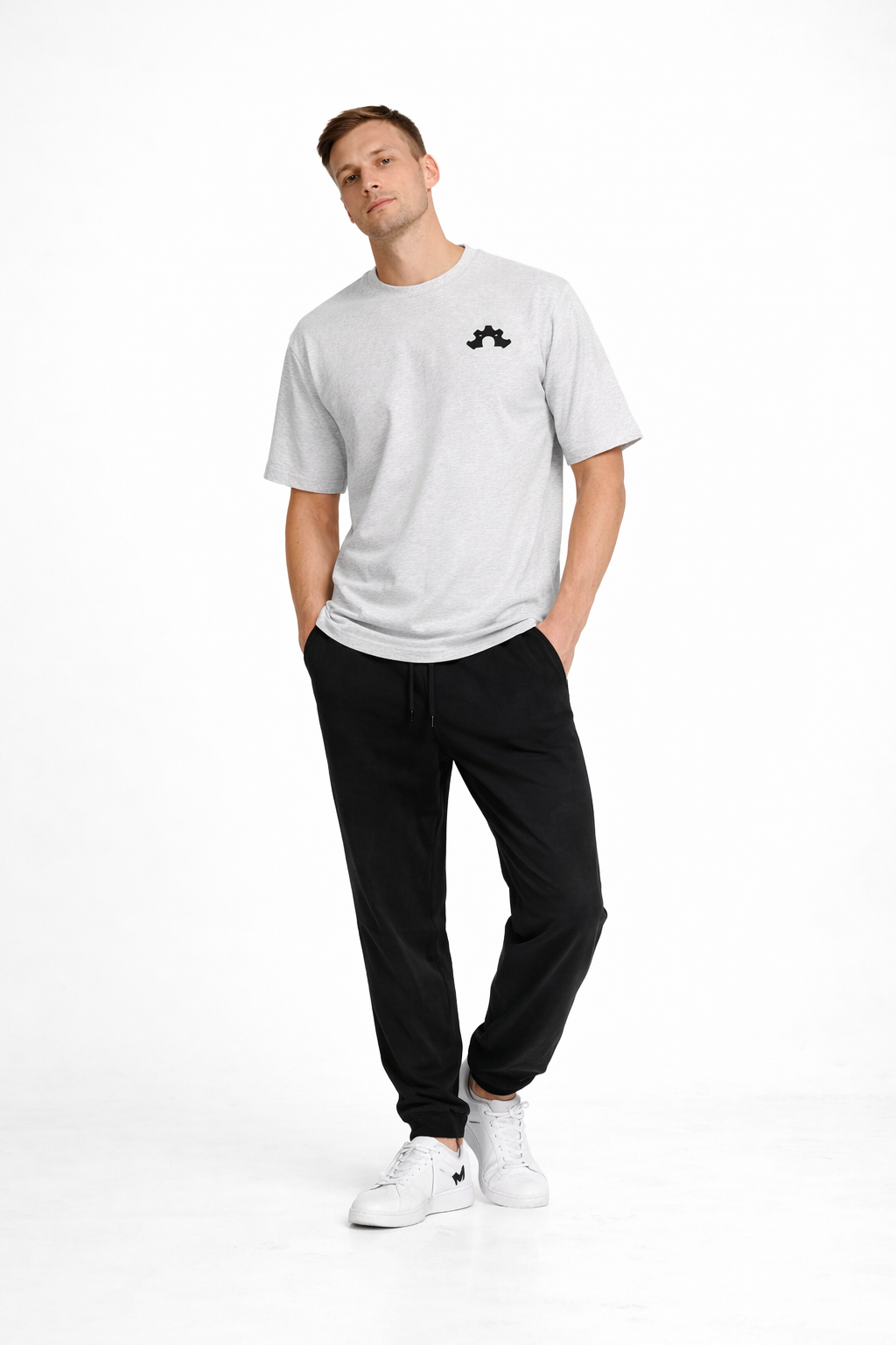 DOD BOXY TEE - Marble White