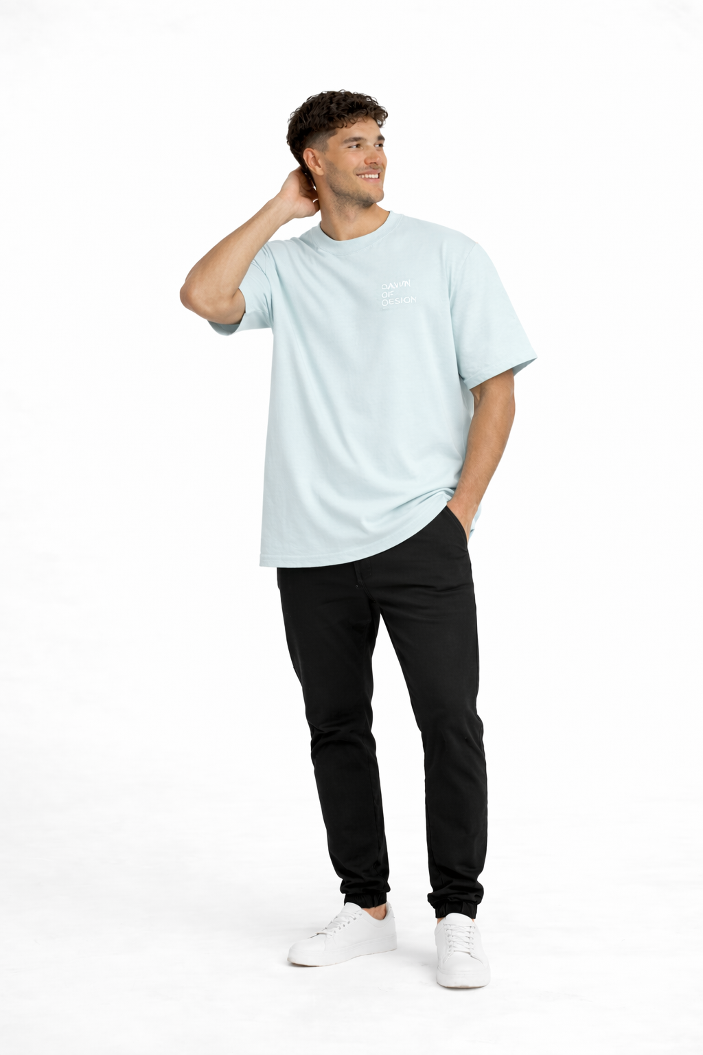 DOD RELAXED TEE - Angel Blue