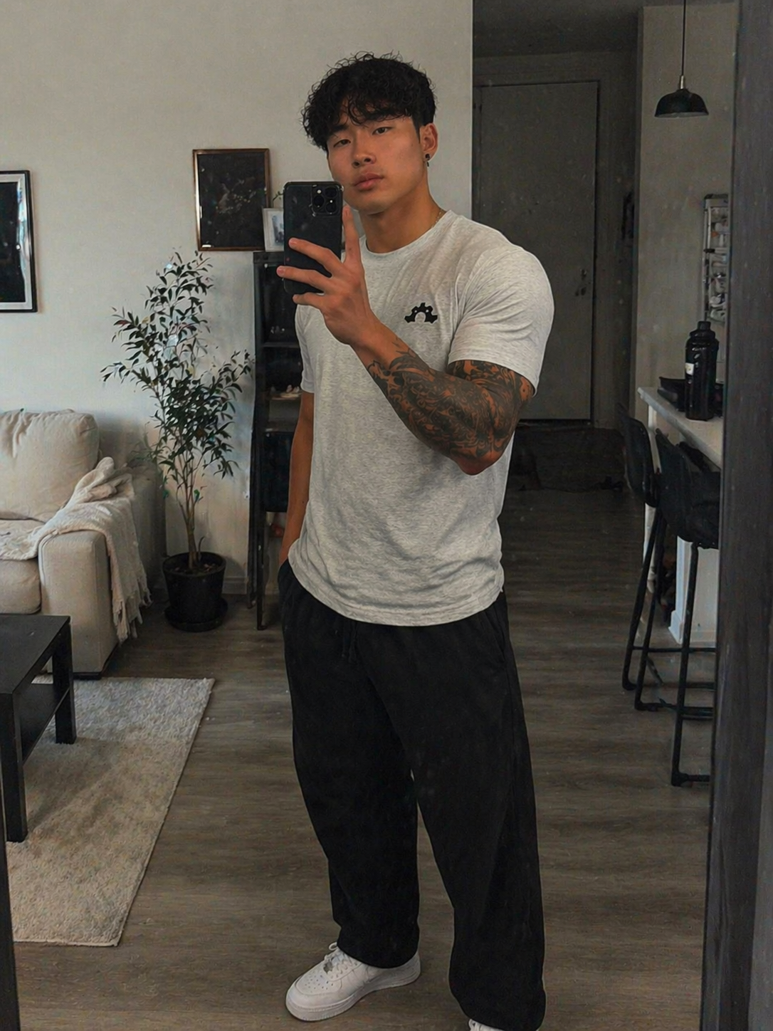 DOD BOXY TEE - Marble White