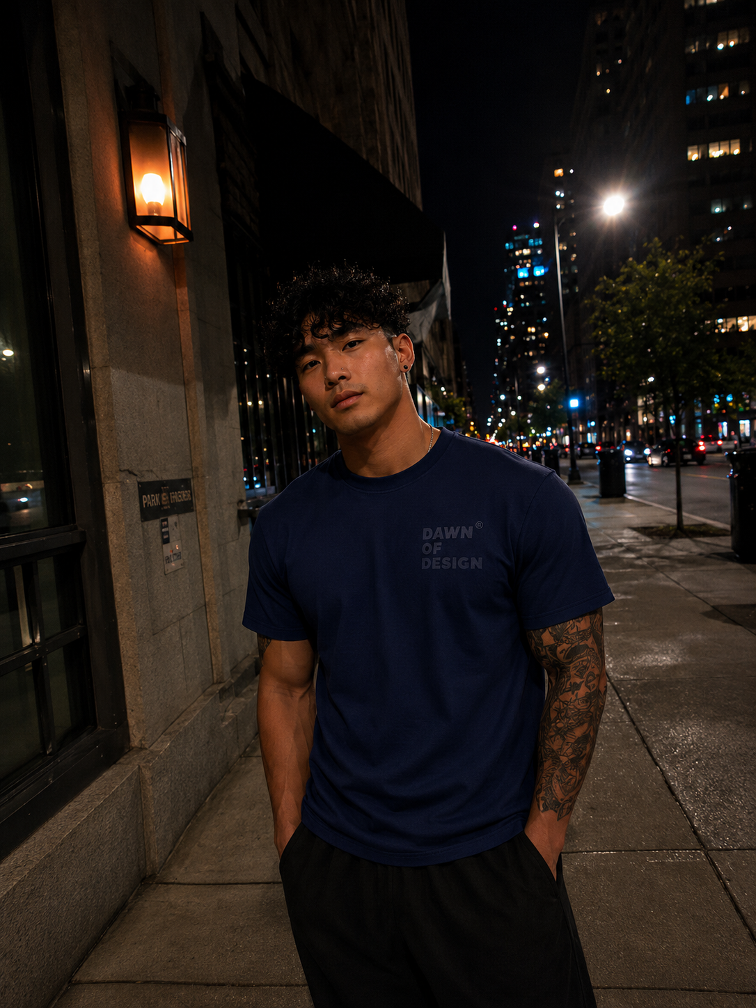 DOD RELAXED TEE - Midnight Blue