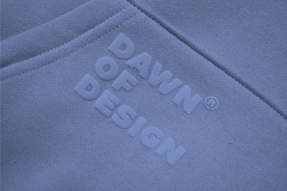 DEFAULT ED. OVERSIZE HOODIE - Stone Blue