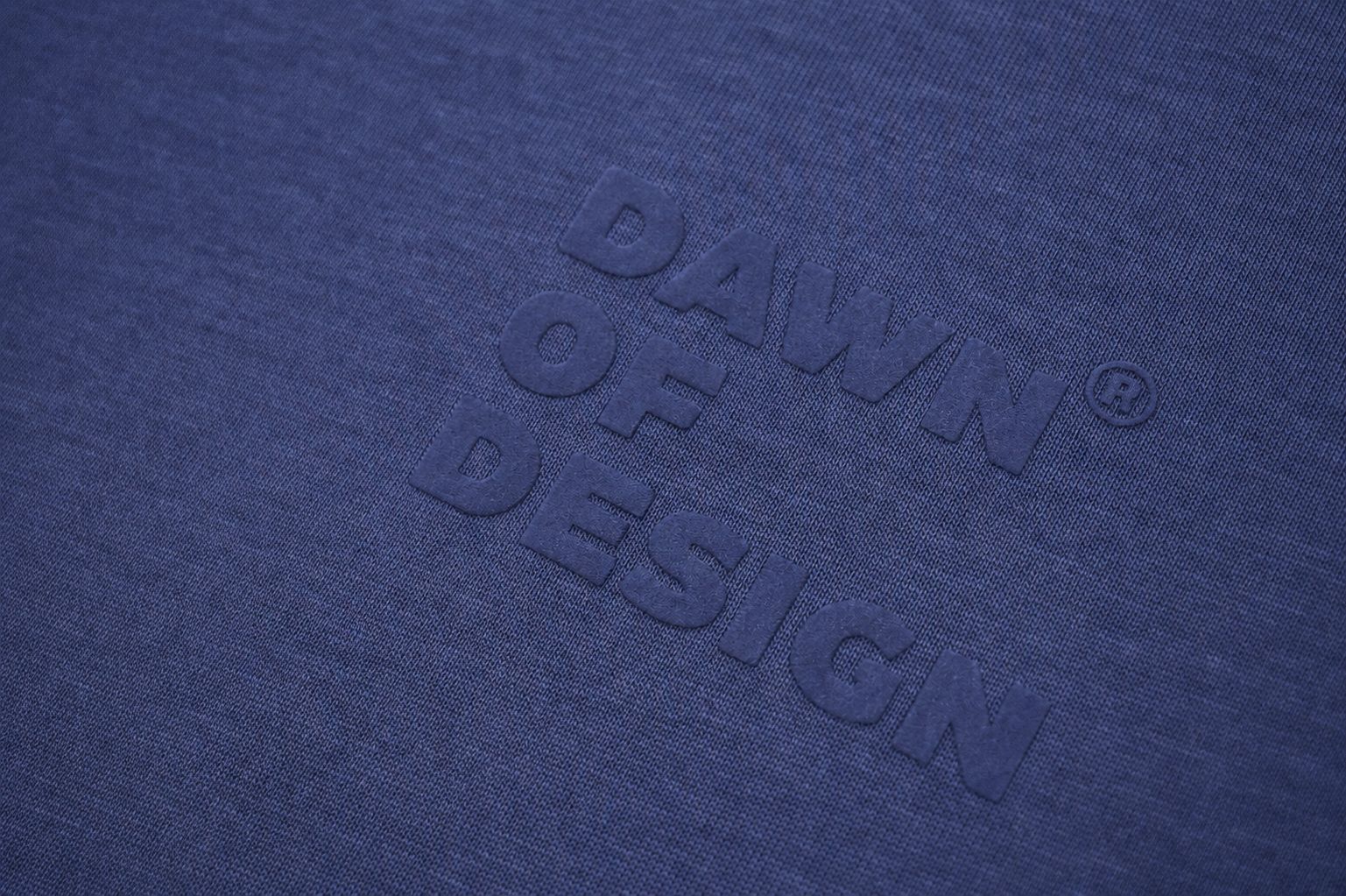 DOD BOXY TEE - Stone Navy