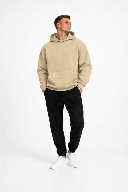 DEFAULT ED. OVERSIZE HOODIE - Washed Khaki