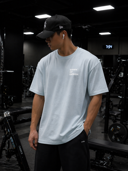 DOD RELAXED TEE - Angel Blue