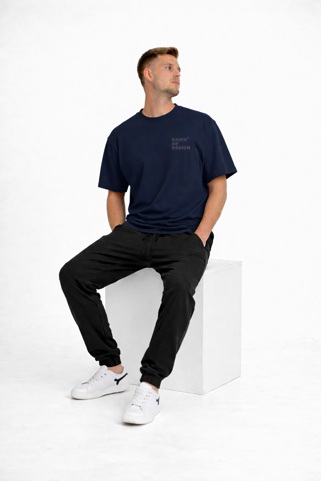 DOD RELAXED TEE - Midnight Blue