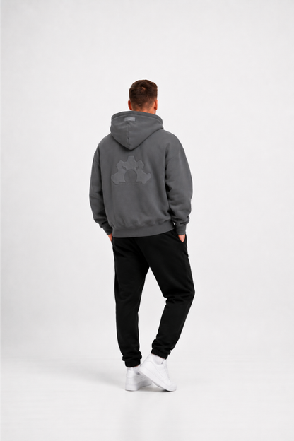 DEFAULT ED. OVERSIZE HOODIE -  Gunship Grey