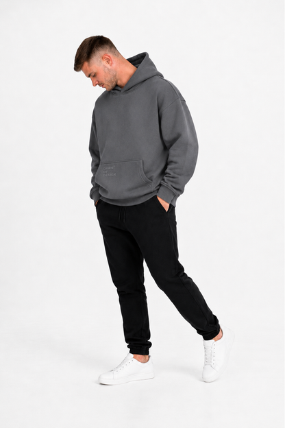 DEFAULT ED. OVERSIZE HOODIE -  Gunship Grey