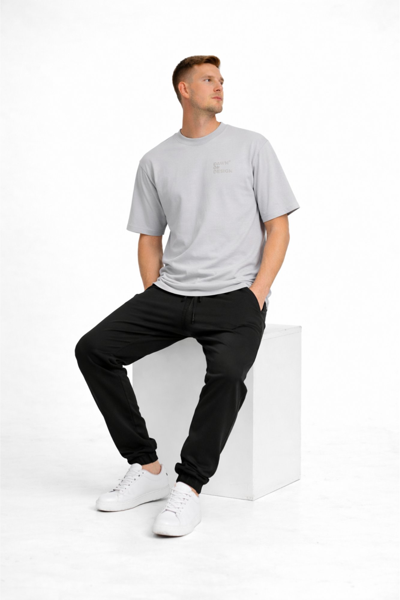 DOD RELAXED TEE - Slate Grey